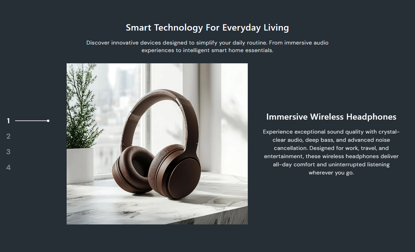 Product feature slide