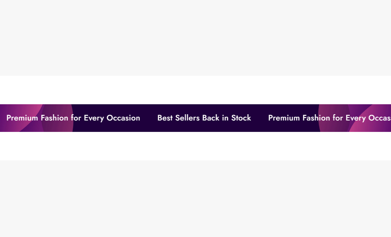 Announcement Bar Marquee Desktop Preview 2