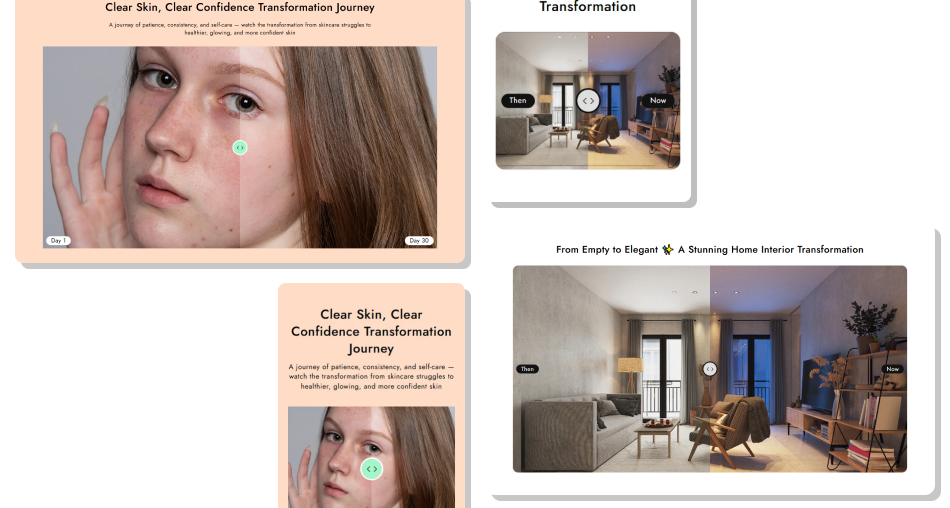 Before / After Image section