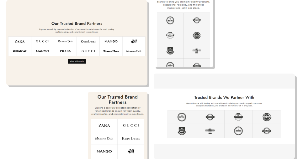 Brand Grid Gallery Section