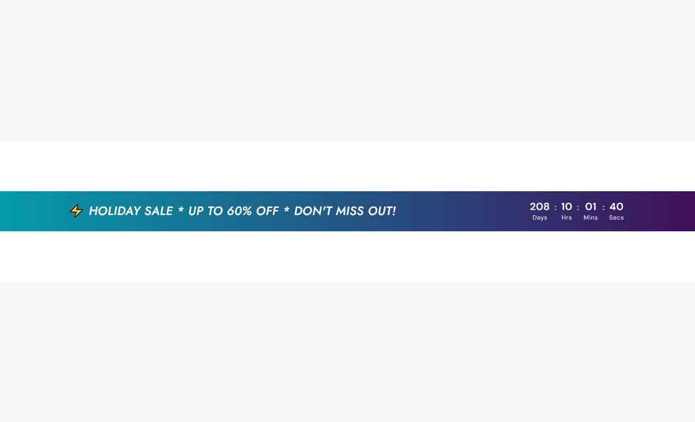 Countdown Timer Bar Desktop Preview 2