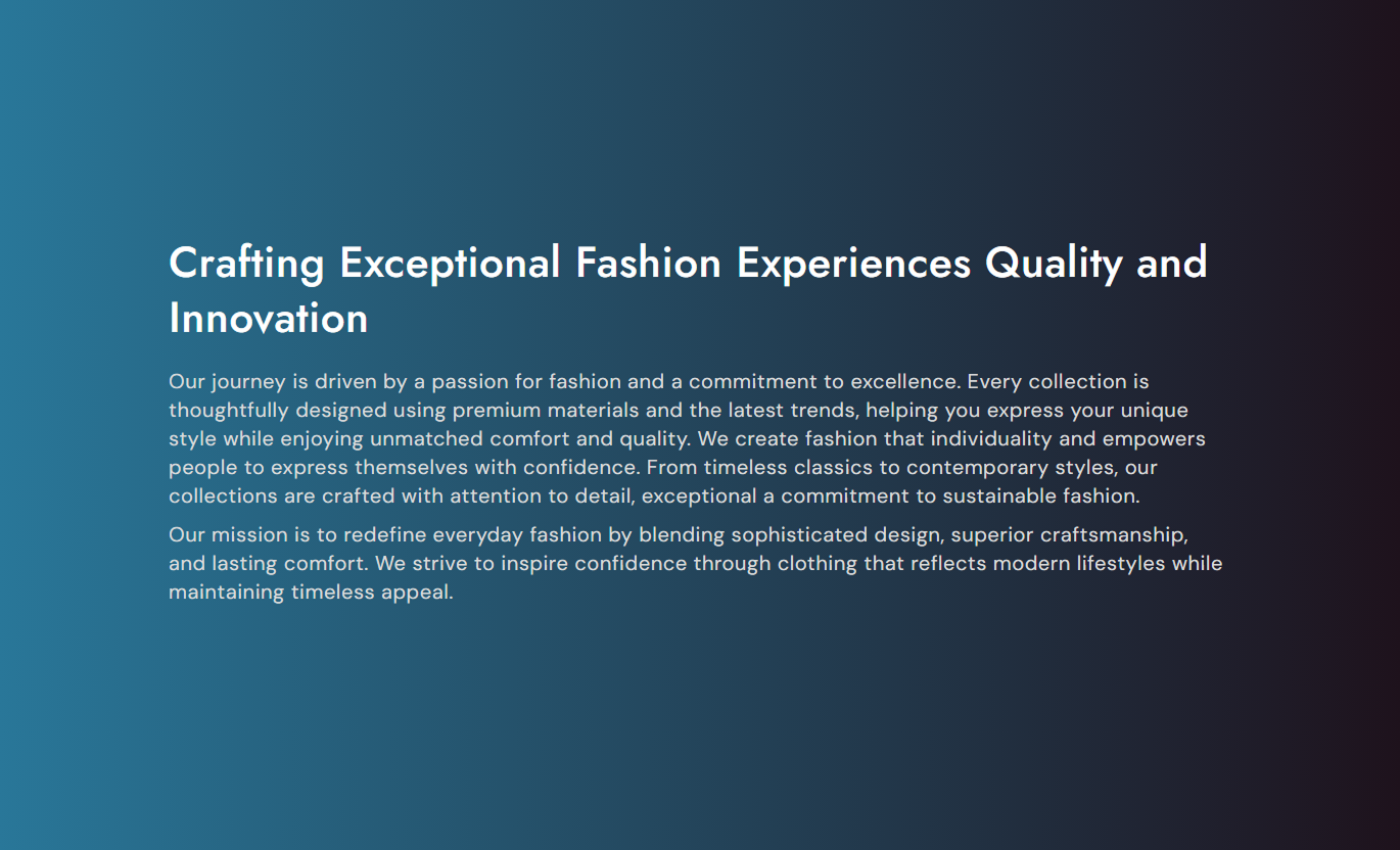 Description section preview