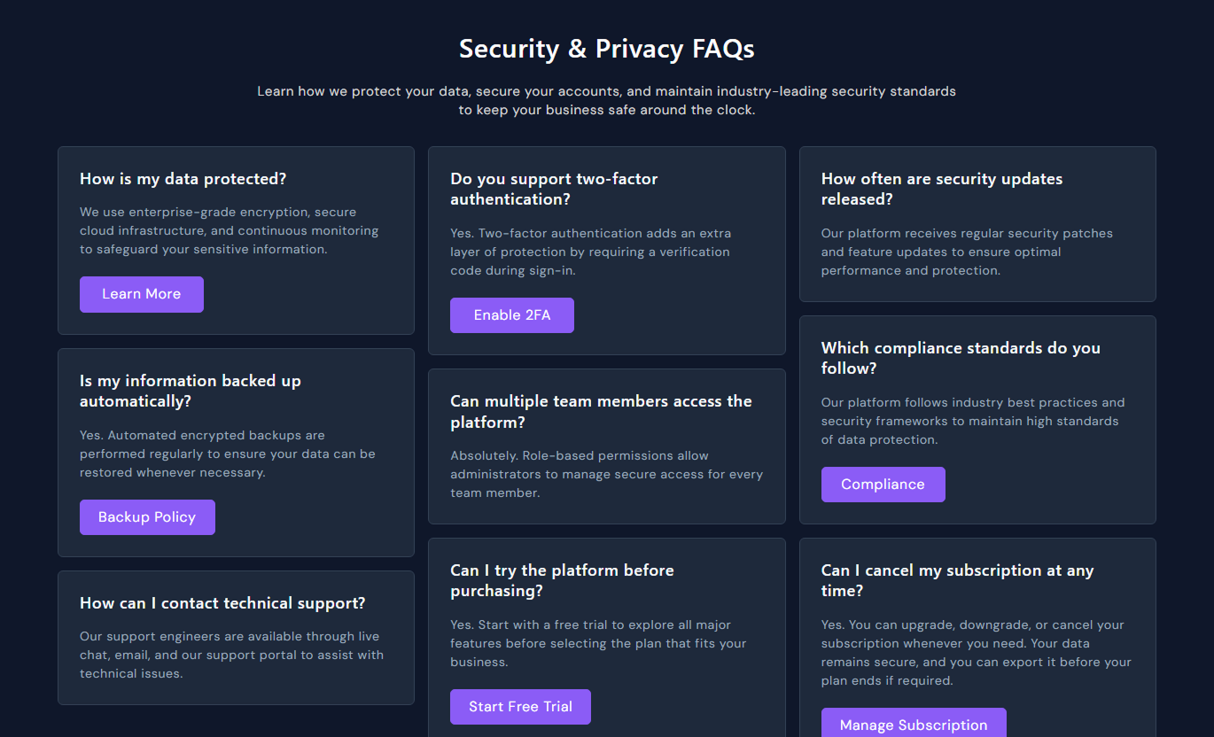 FAQs Desktop Preview 1