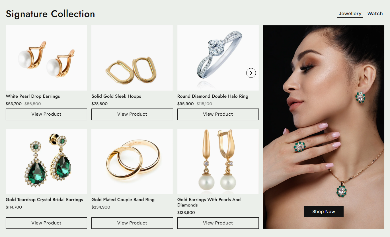 Featured Collection With Interactive Tabs preview