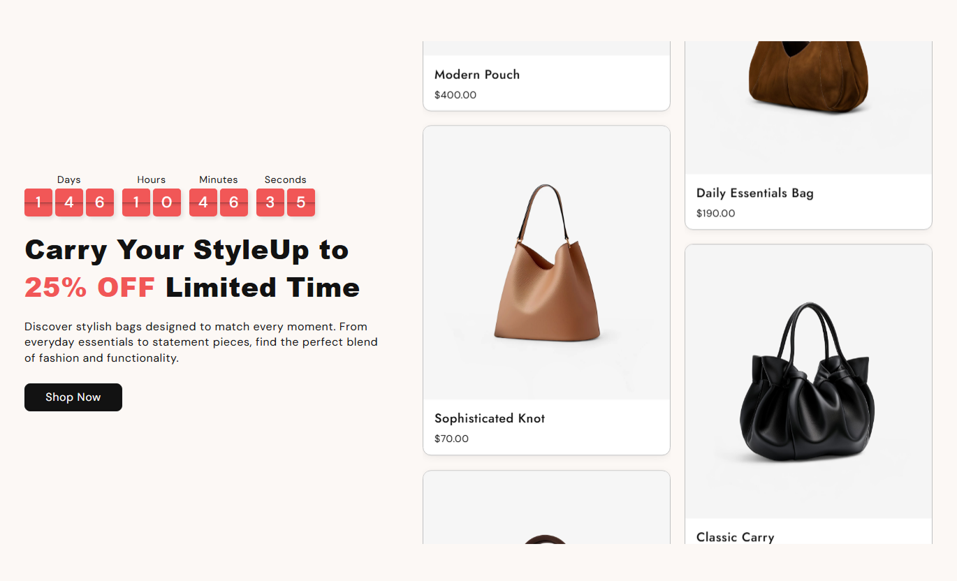 Featured Collection Offer Countdown Desktop Preview 1