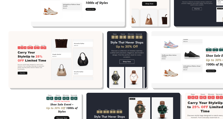 Featured Collection Offer Countdown Section