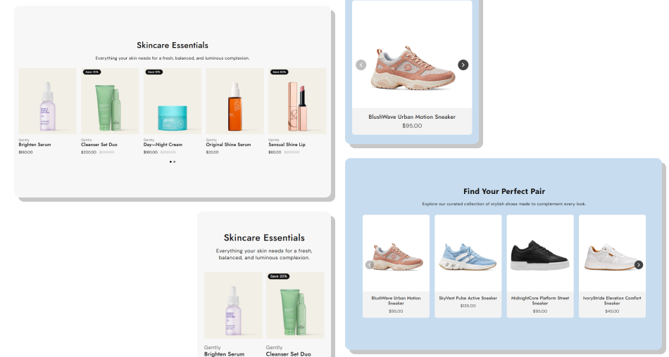 Featured Product List section
