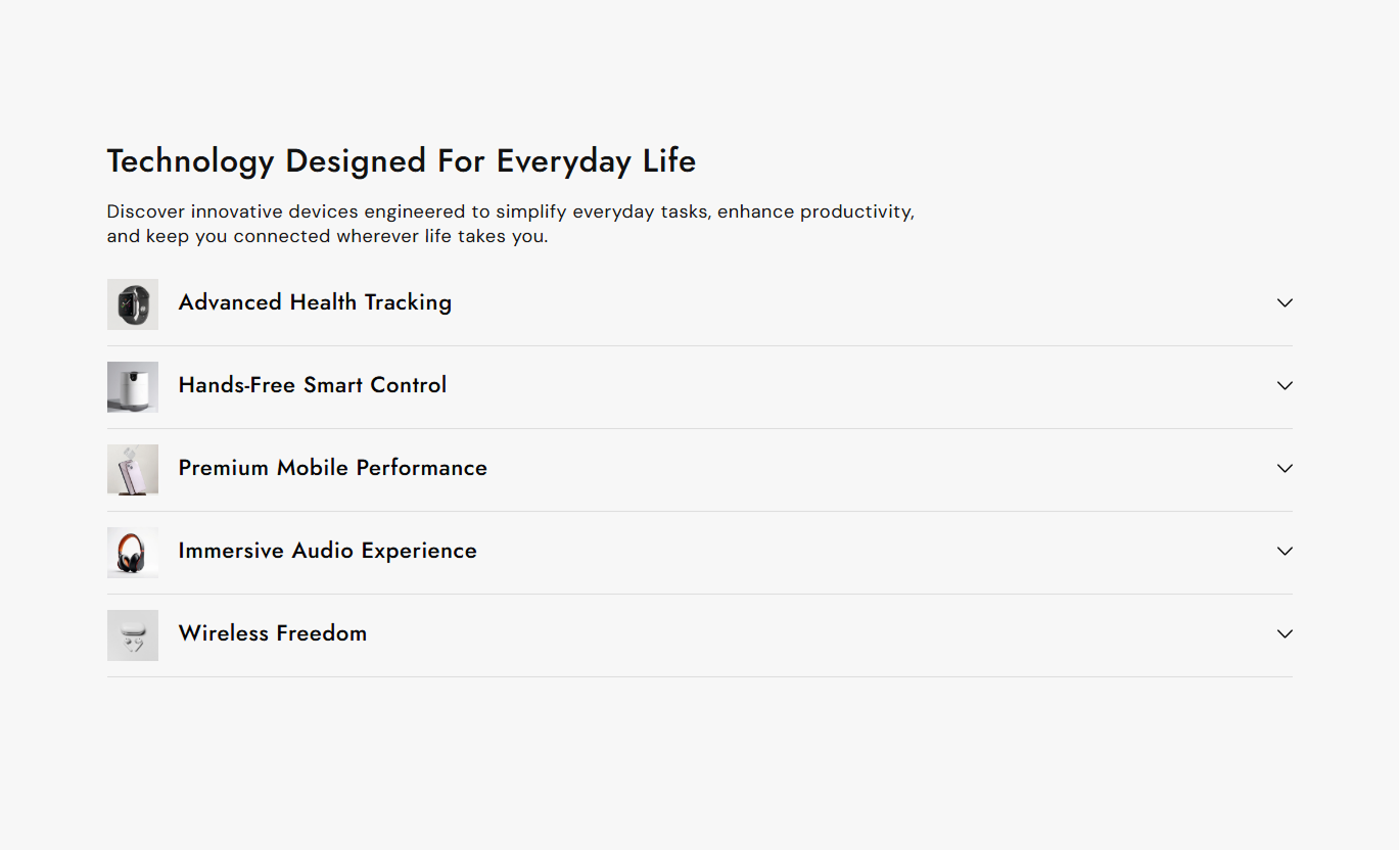 Key benefits