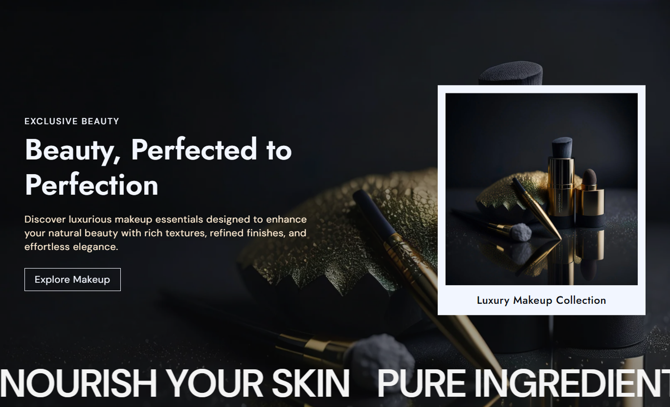 Hero Slideshow Scroll Product Showcase Desktop Preview 1