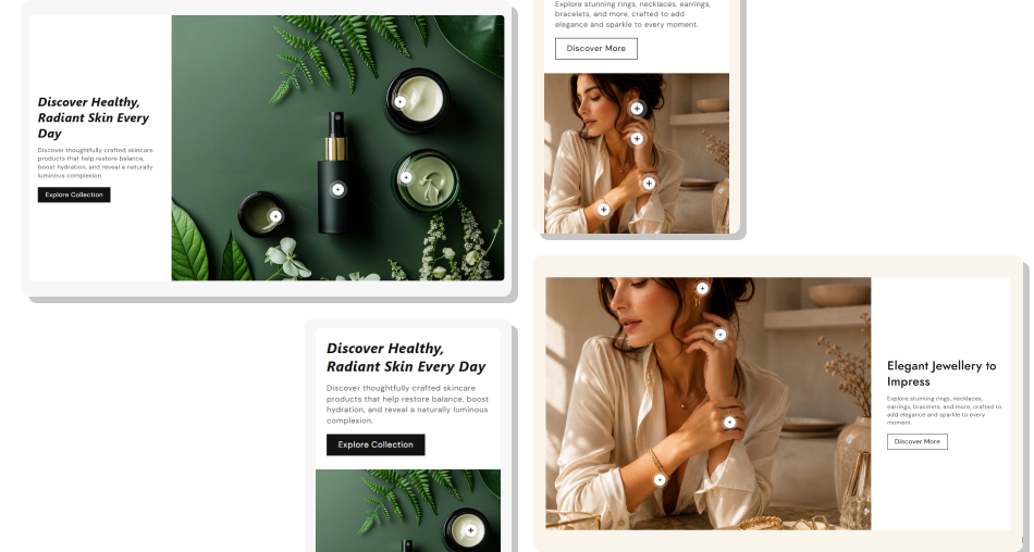 Hotspot with Product section