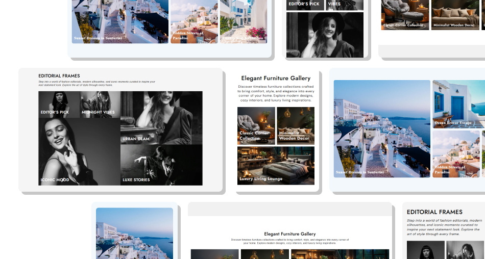 Image Gallery section