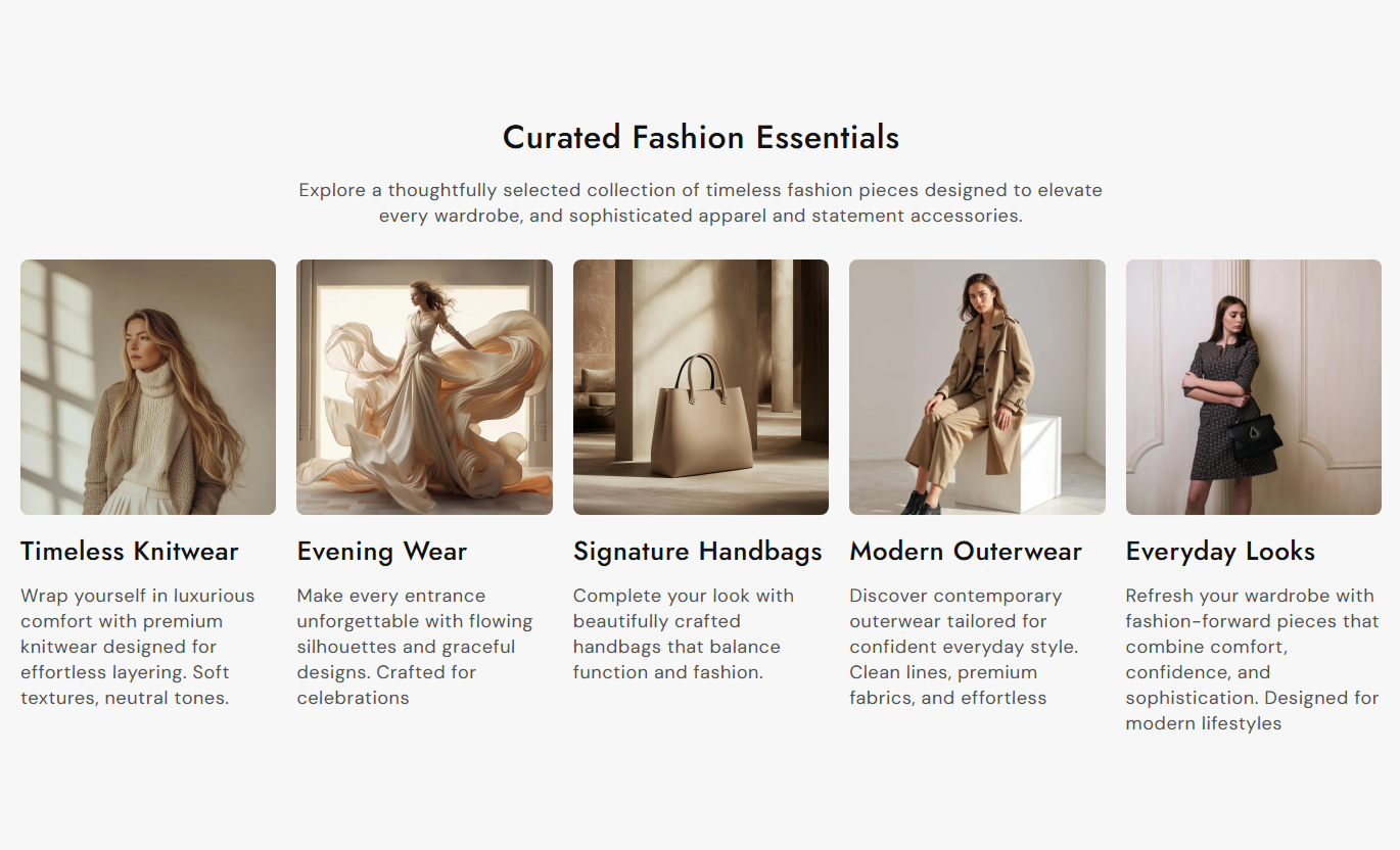 Visual Image Grid Showcase Desktop Preview 2