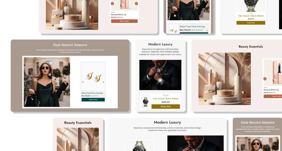 Lookbook Slider section
