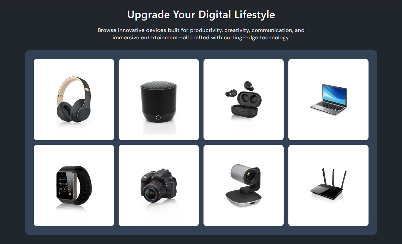 Media Gallery Hover Reveal section preview 1