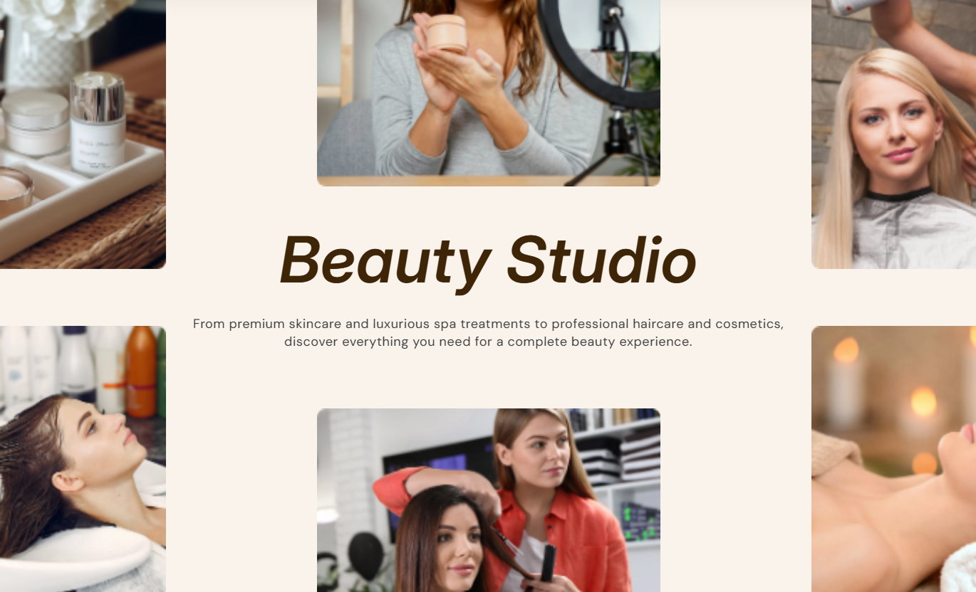 Media Gallery Scroll Showcase section preview 1