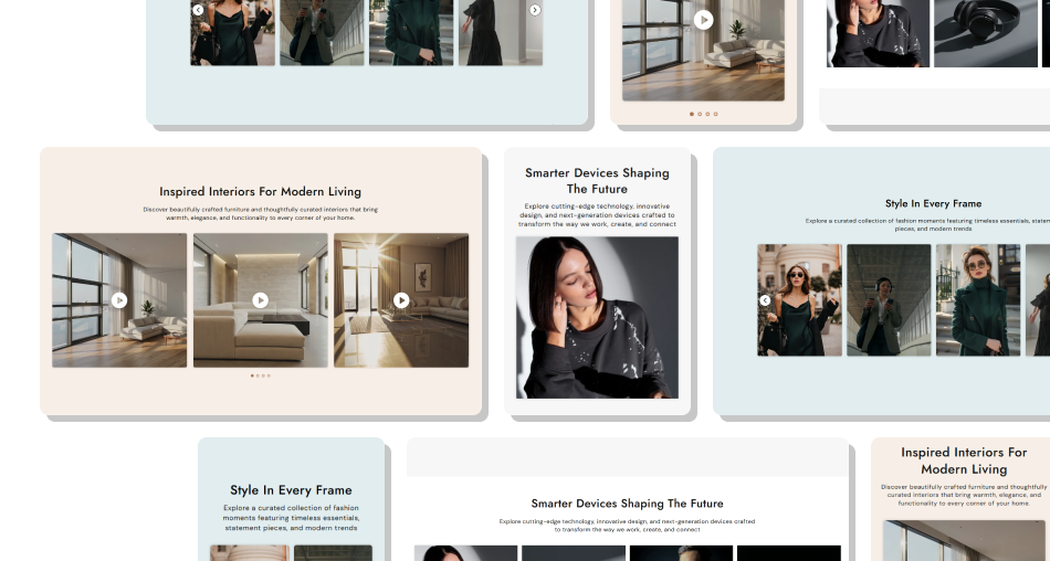 Media Scroll section