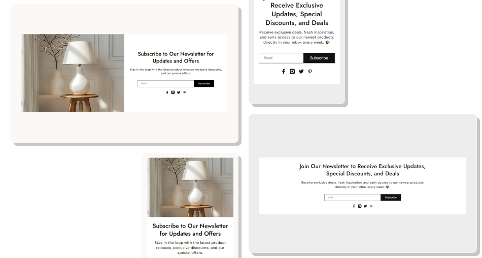 Newsletter section
