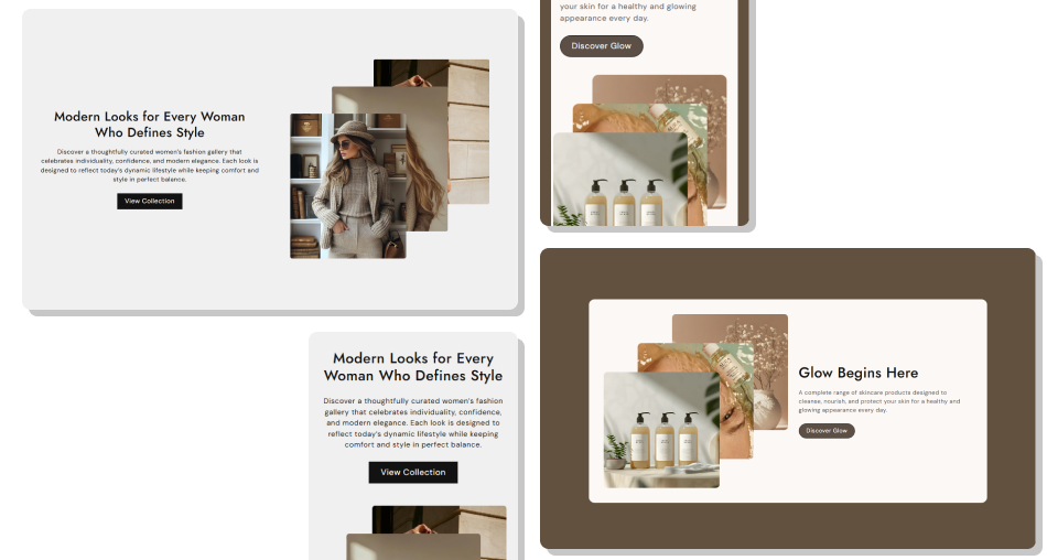 Parallax Content section