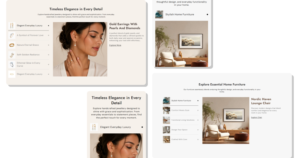 Product List section