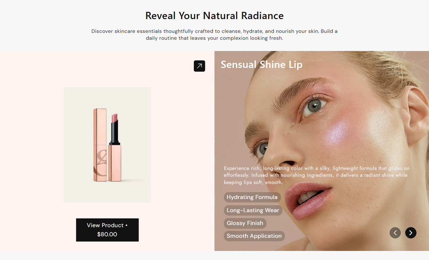 Product Slider Showcase preview