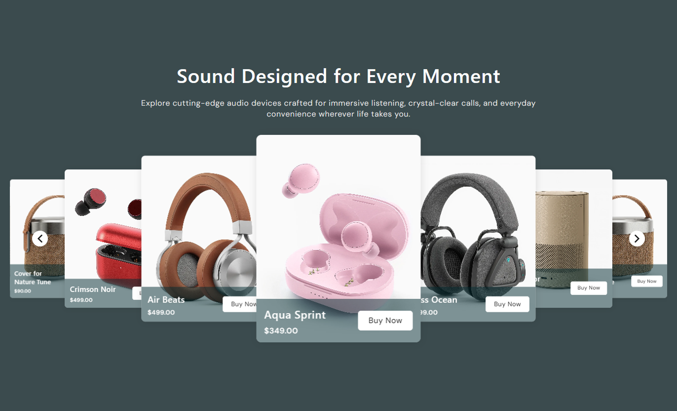 Product Slider Highlights section preview 1