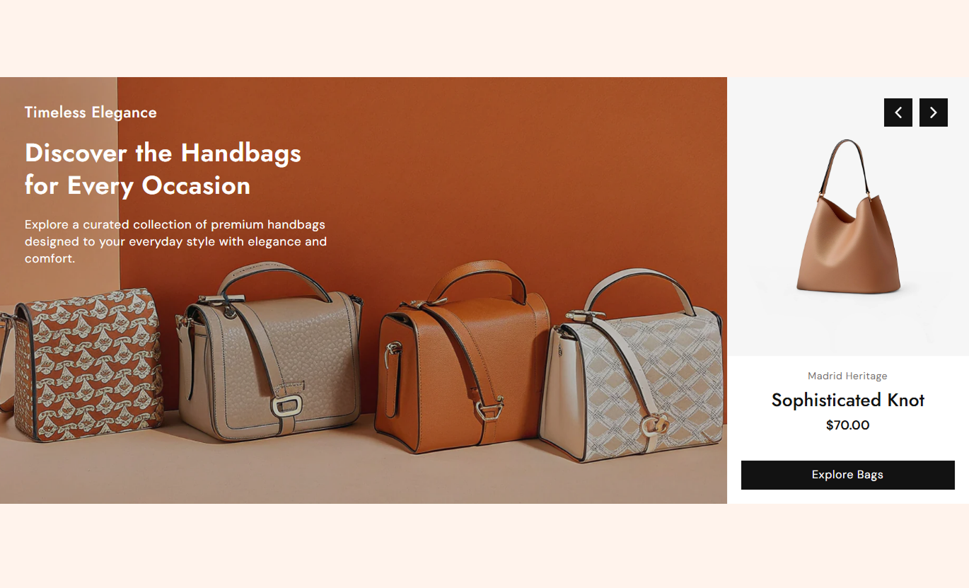 Featured product visual