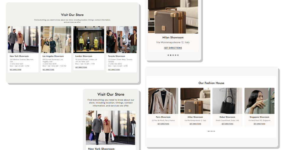 Store Details section