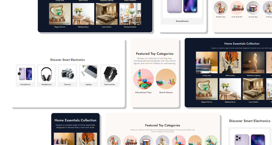 Sub Collection List section