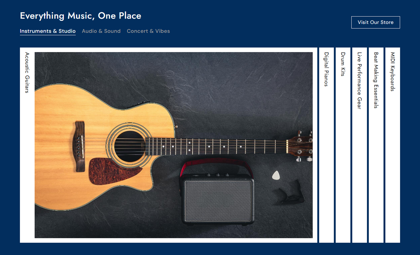 Vertical Tab Wise Image preview
