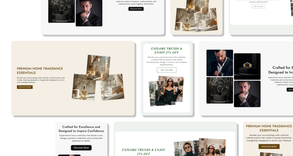 Text with Multi Image section