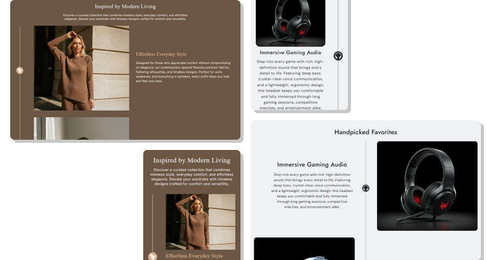 Timeline Journey section