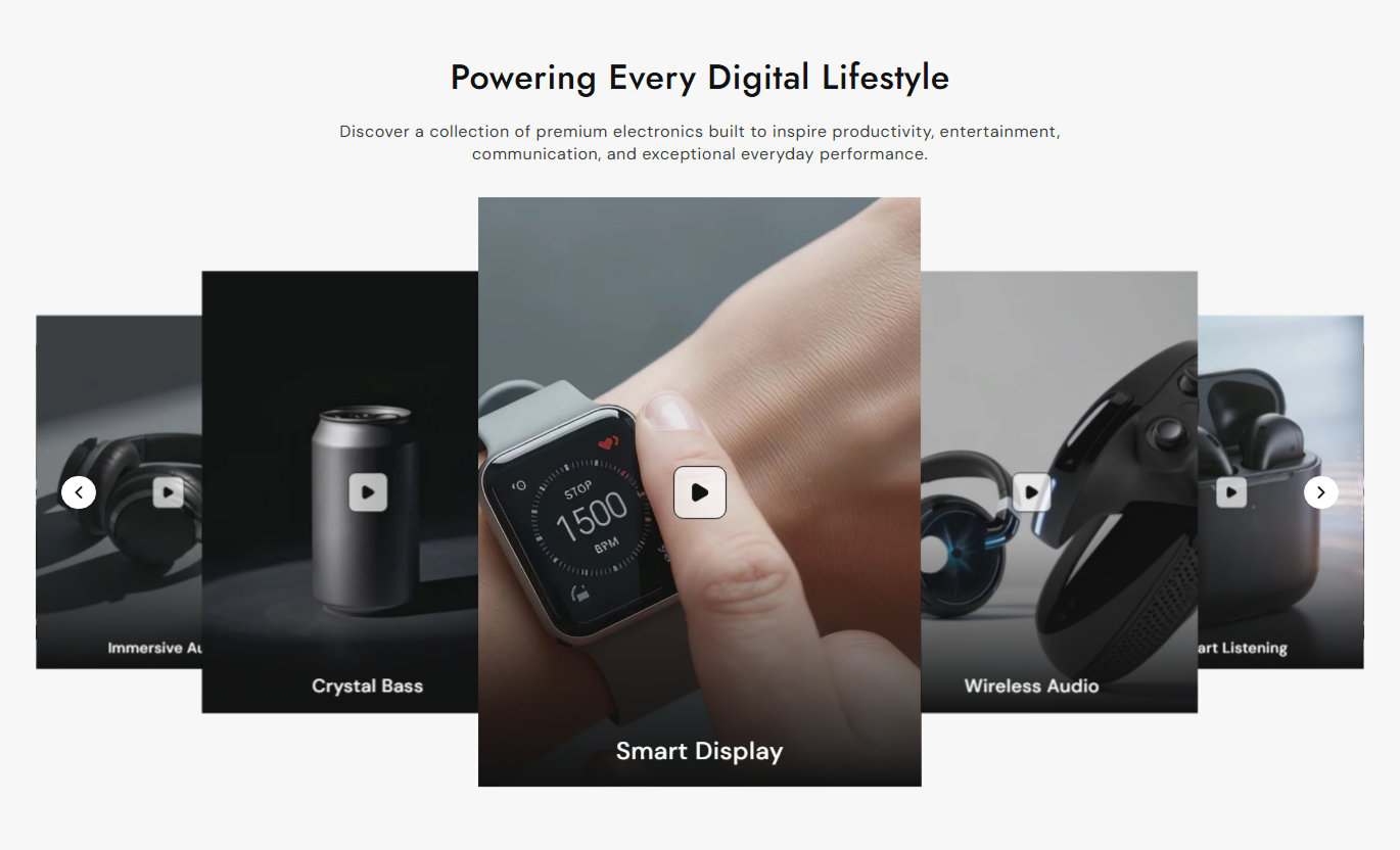 Video With Slider Gallery Desktop Preview 2